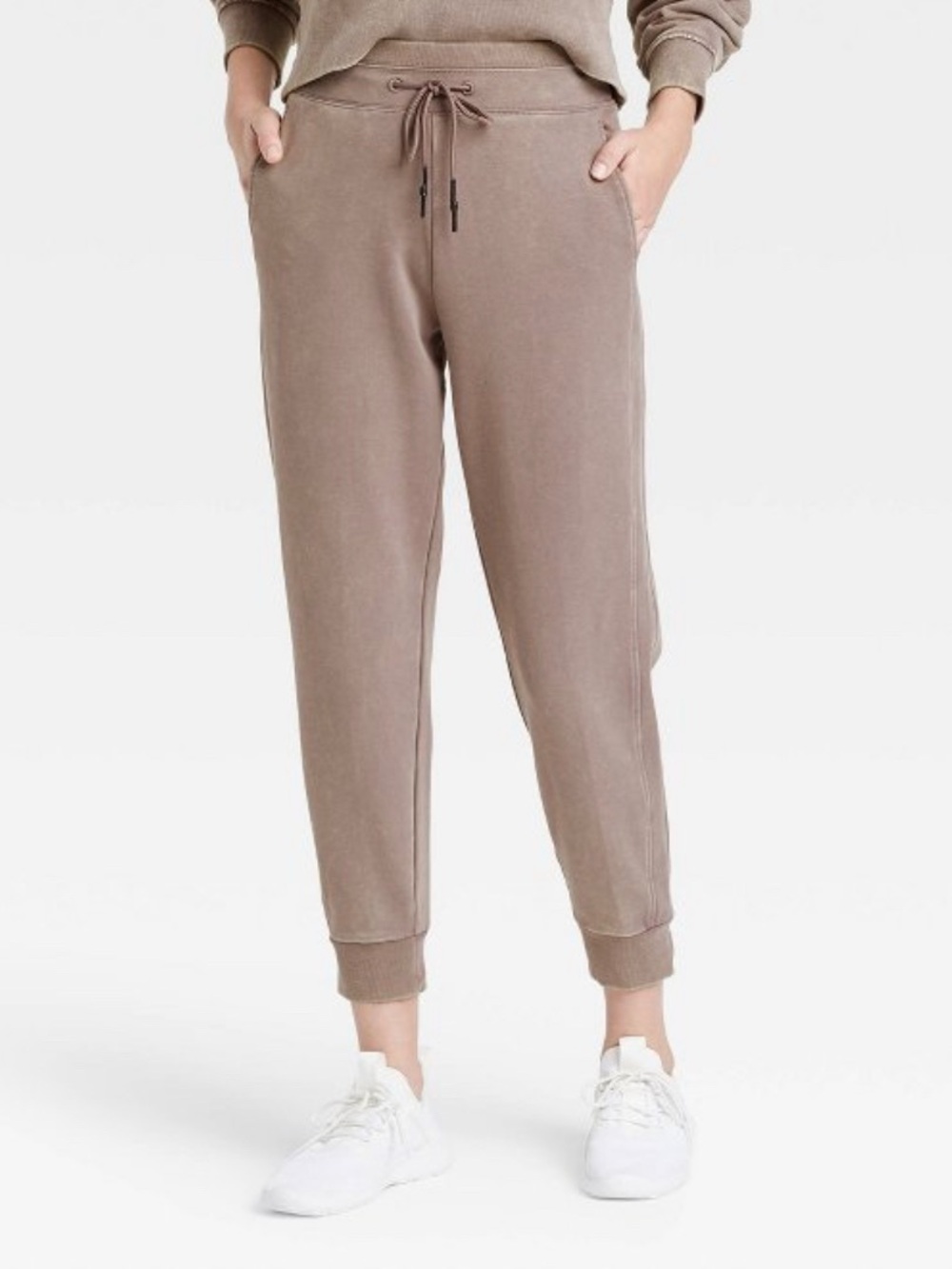 JoyLab Washed Brown Jogger Sweatpants Size L